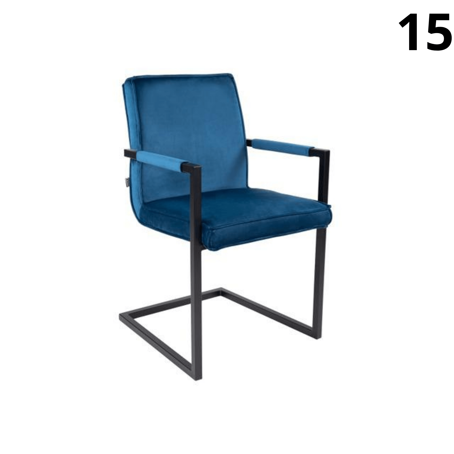 Armstoel donker blauw