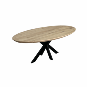 Eiken tafelblad ovaal