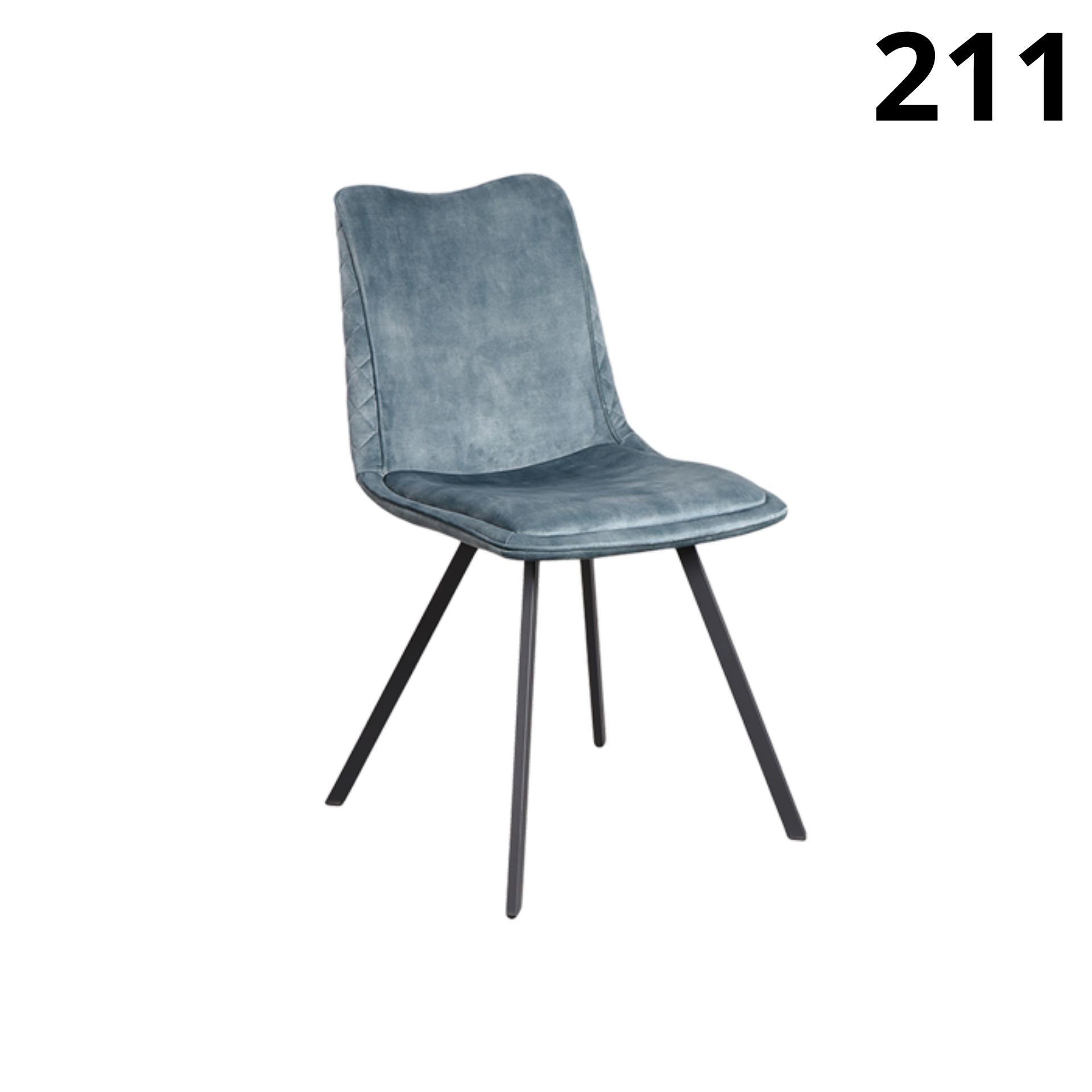 Eetkamerstoel aqua