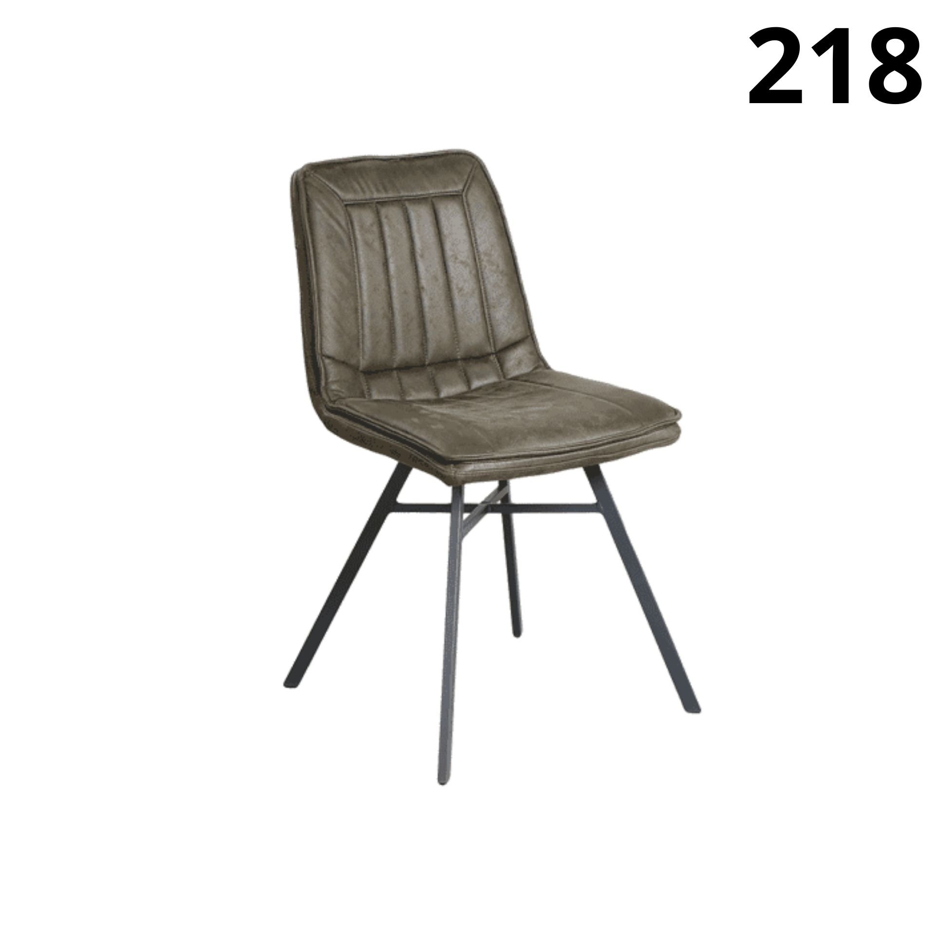 Eetkamerstoel mosgroen